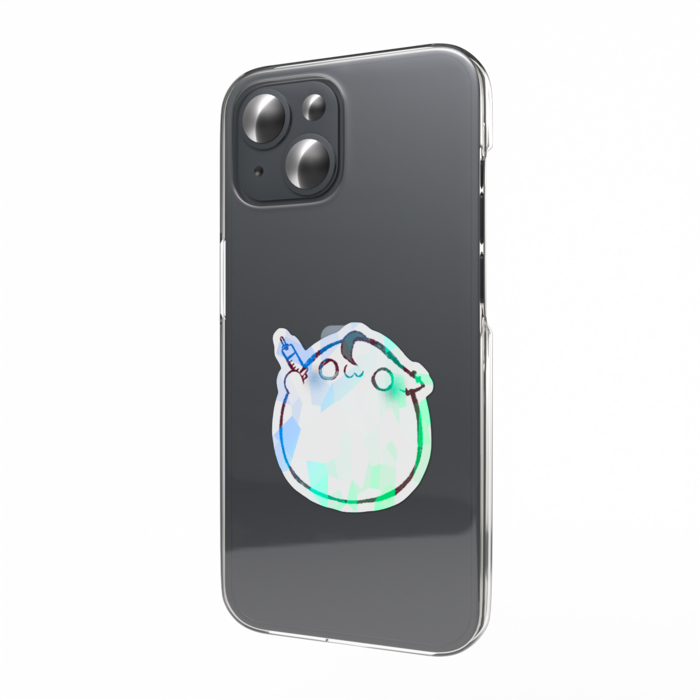 ホログラムスマホステッカー - 縦