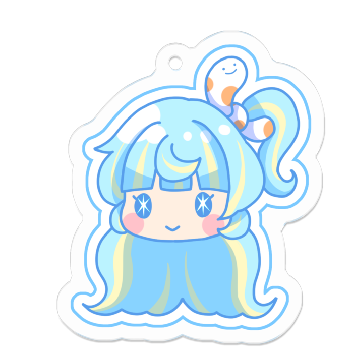 アクリルキーホルダー - 50 x 50 (mm)