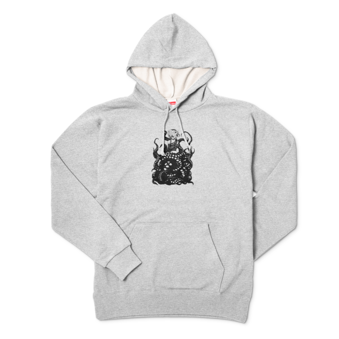 パーカー - XL - 杢グレー