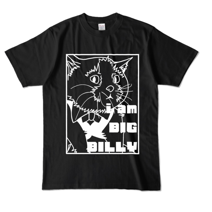 【Tシャツ】BIG BILLY Cat 黒