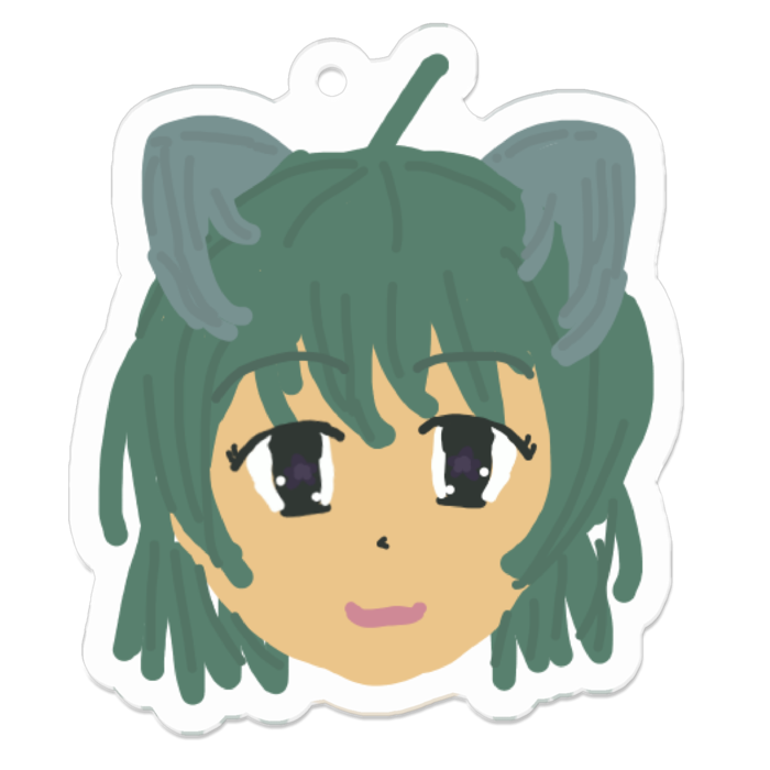 アクリルキーホルダー - 50 x 50 (mm)