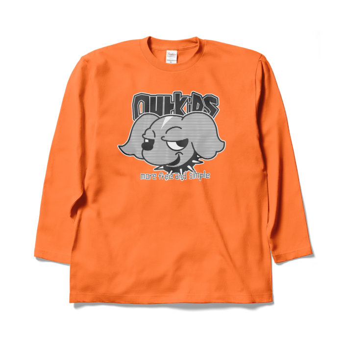 ロングスリーブTシャツ - XL - オレンジ