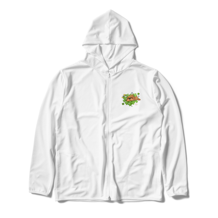 ジップパーカー - XL - ホワイト