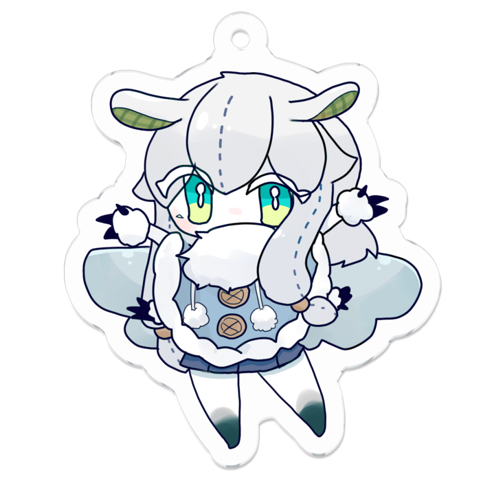 アクリルキーホルダー - 50 x 50 (mm)