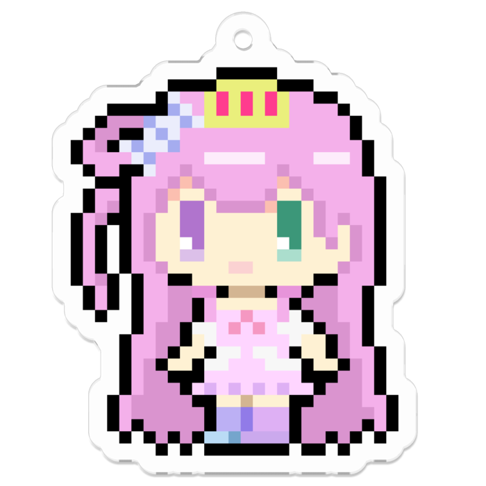 二次創作 姫森ルーナ アクリルキーホルダー ドット絵 大ちゃん の自作グッズ Booth