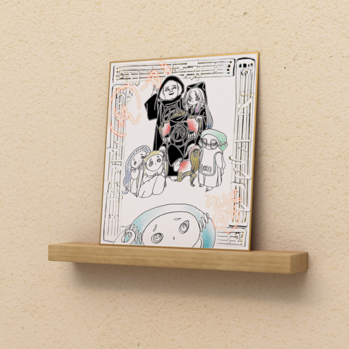 色紙 - 通常（H272 × W242mm）