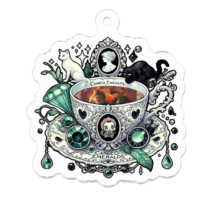 アクリルキーホルダー - 50 x 50 (mm)
