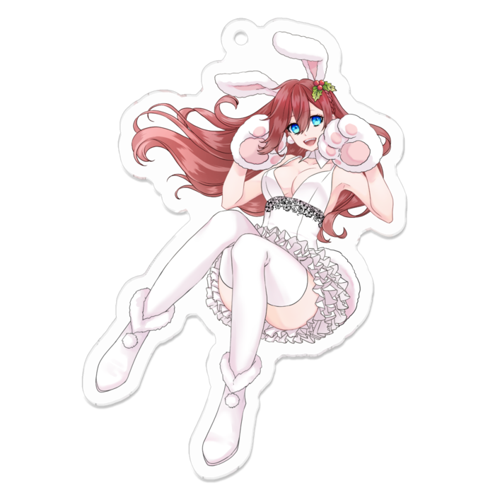 アクリルキーホルダー（コーティング） - 70 x 70 (mm)