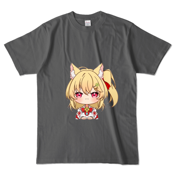 カラーTシャツ - L - チャコール (濃色)