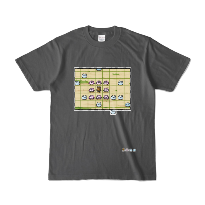 カラーTシャツ - S - チャコール (濃色)