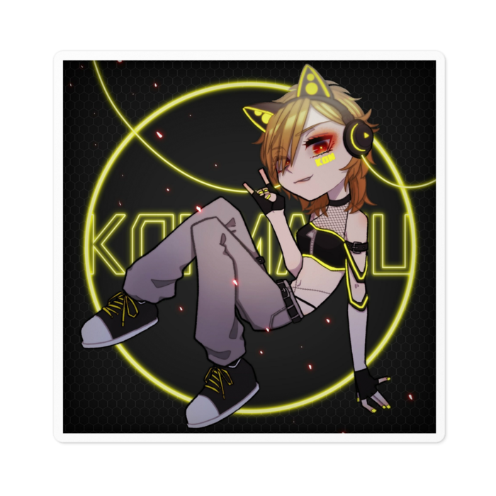 ステッカー - 100 x 100 (mm)