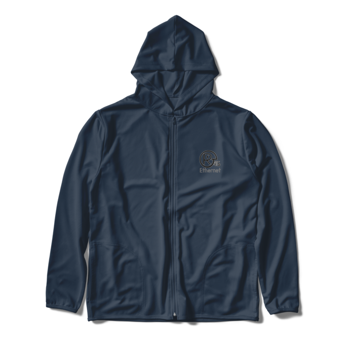 LAN TypeA ジップパーカー - XL - ネイビー