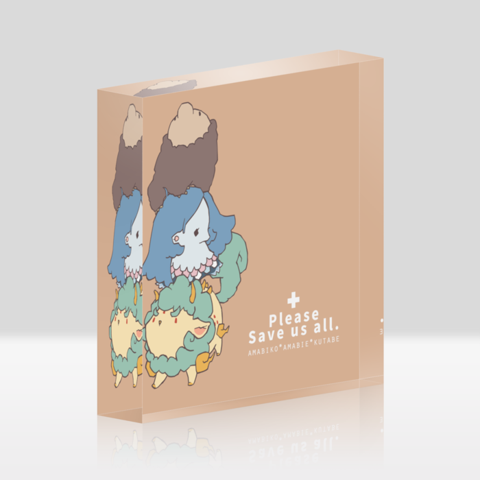 アクリルブロック - 100x100mm