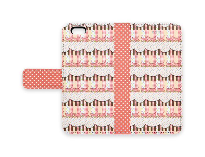 手帳型iPhoneケース - iPhone6 - ストラップ穴 なし