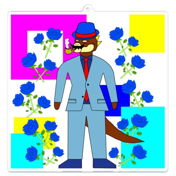 アクリルキーホルダー - 100 x 100 (mm)