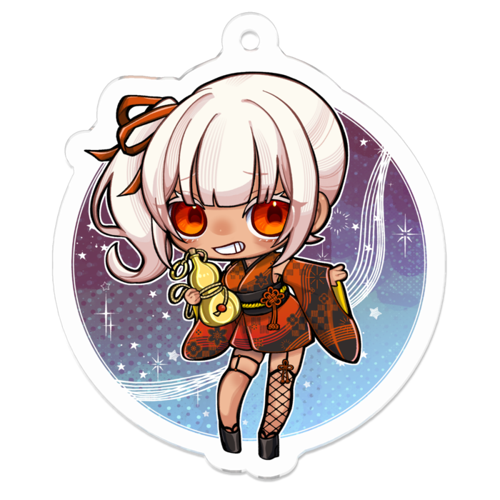 アクリルキーホルダー - 50 x 50 (mm)