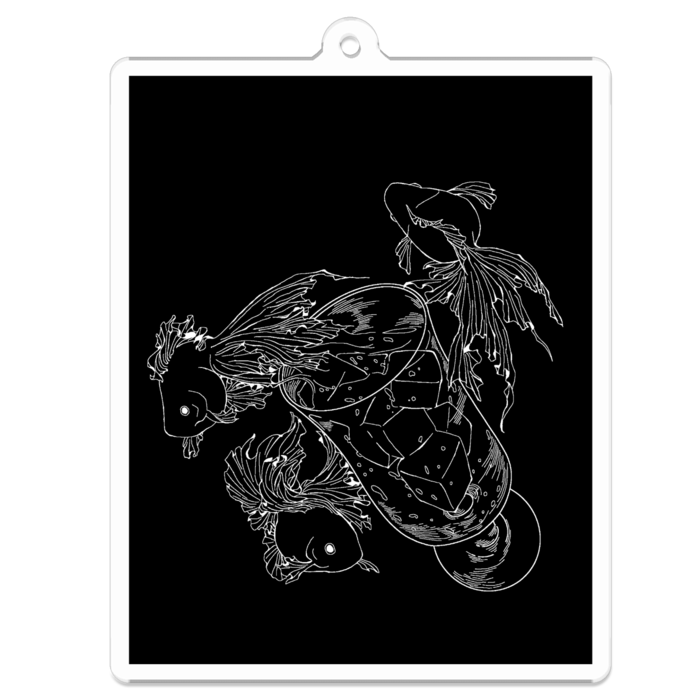 アクリルキーホルダー - 70 x 70 (mm)