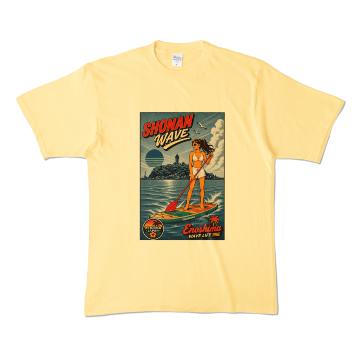 カラーTシャツ - XL - ライトイエロー (淡色)