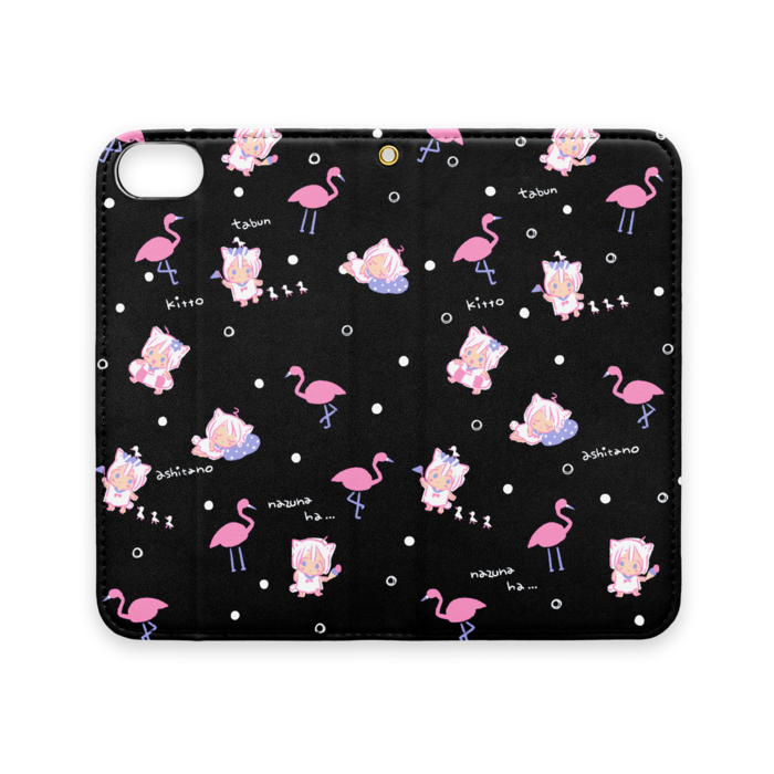 ブラック - iPhone 8 / 7 / SE2 - ストラップ穴 あり