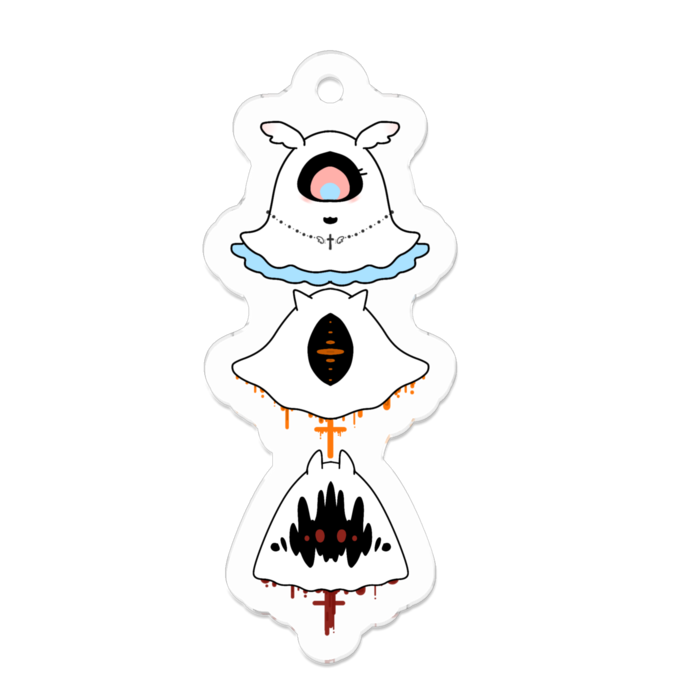 アクリルキーホルダー - 50 x 50 (mm)