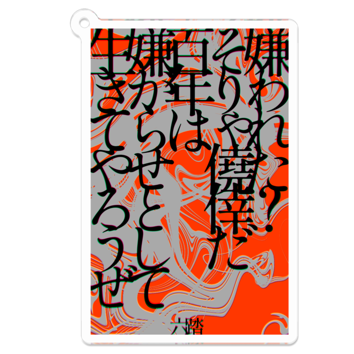 アクリルキーホルダー - W70 × 70mm 以内