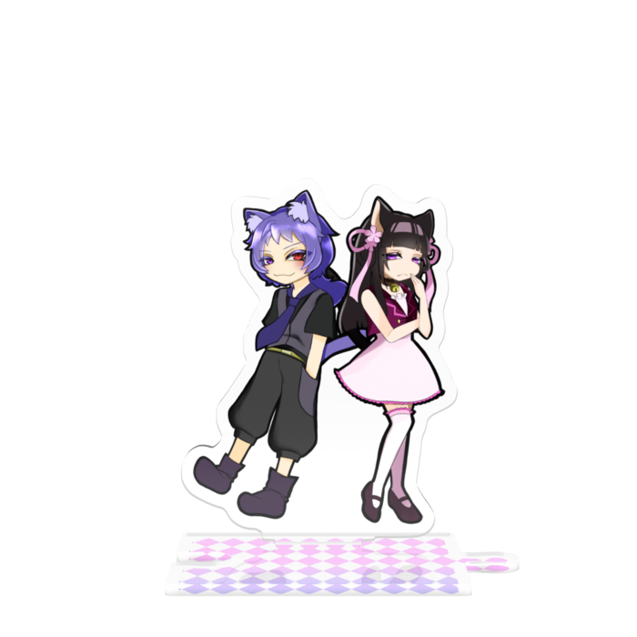 2人【背中合わせ】 - 80mm