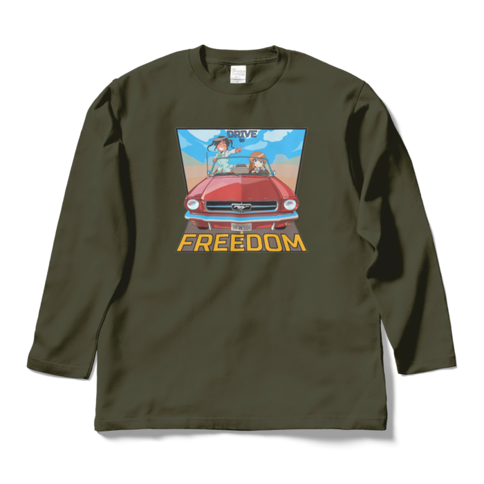 ロングスリーブTシャツ - L - アーミーグリーン