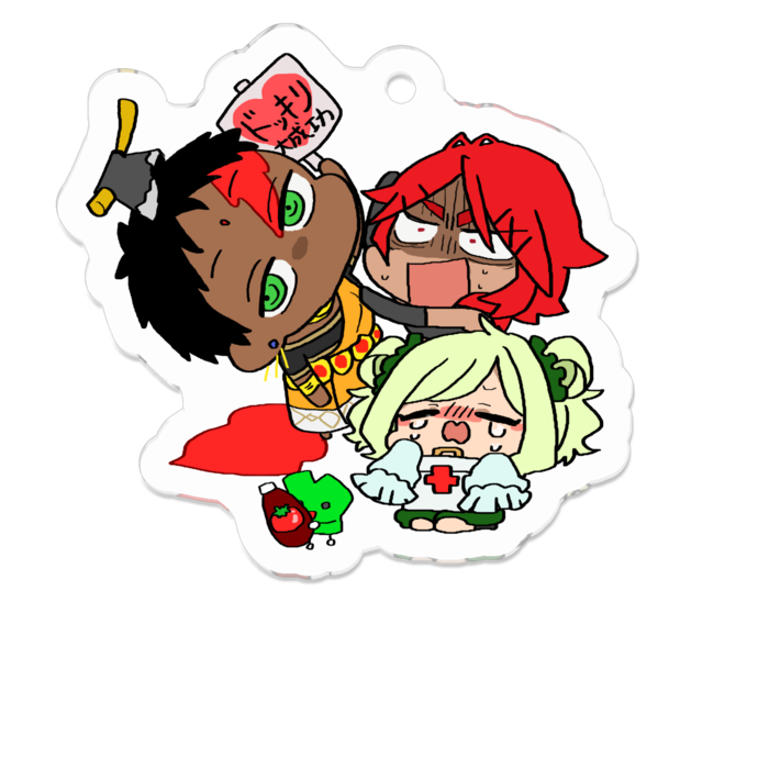 アクリルキーホルダー - 50 x 50 (mm)