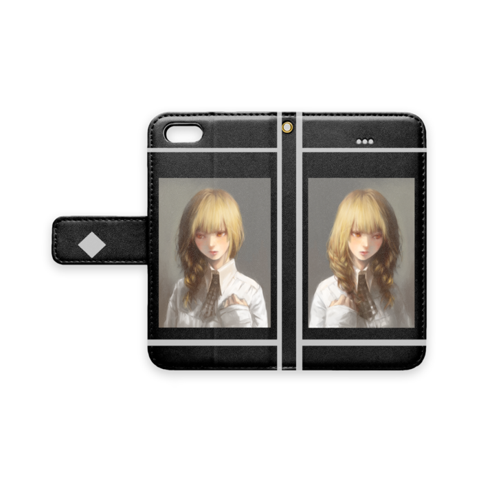 手帳型iPhoneケース - iPhone 5 / 5s / SE(第1世代) - ストラップ穴 あり
