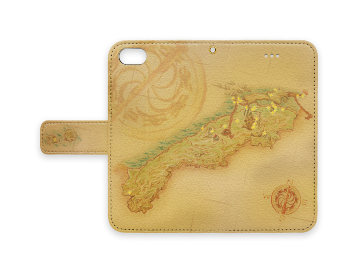 手帳型iPhoneケース - iPhone 7 - ストラップ穴 あり