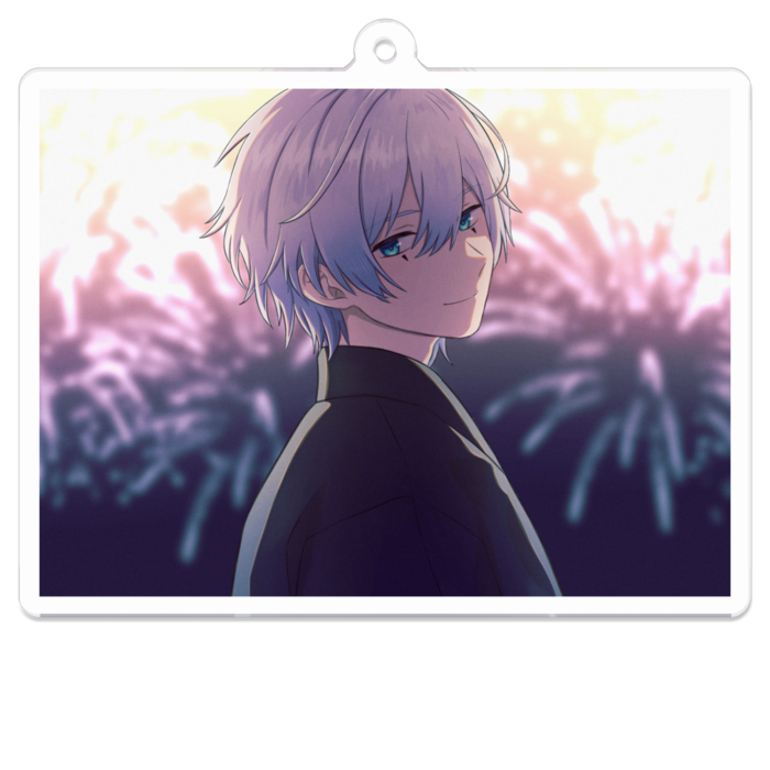 アクリルキーホルダー（コーティング） - 70 x 70 (mm)