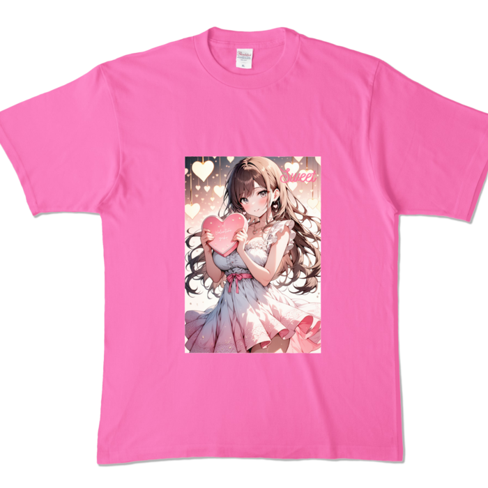 カラーTシャツ - XL - ピンク (濃色)