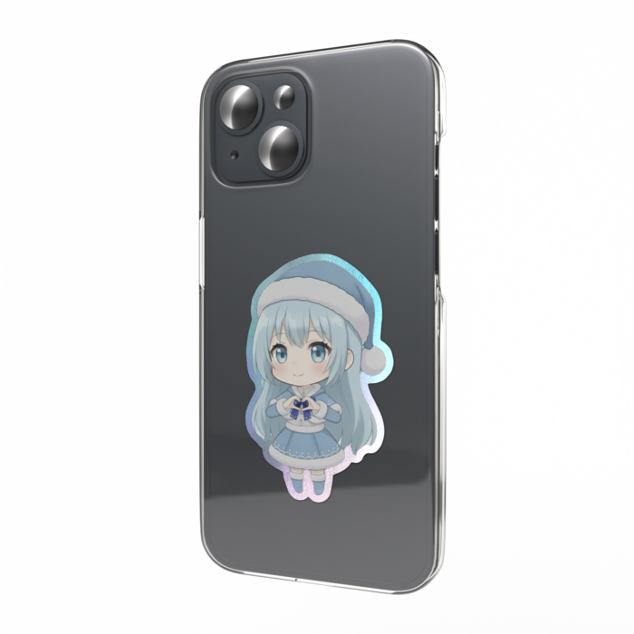 オーロラスマホステッカー - 縦