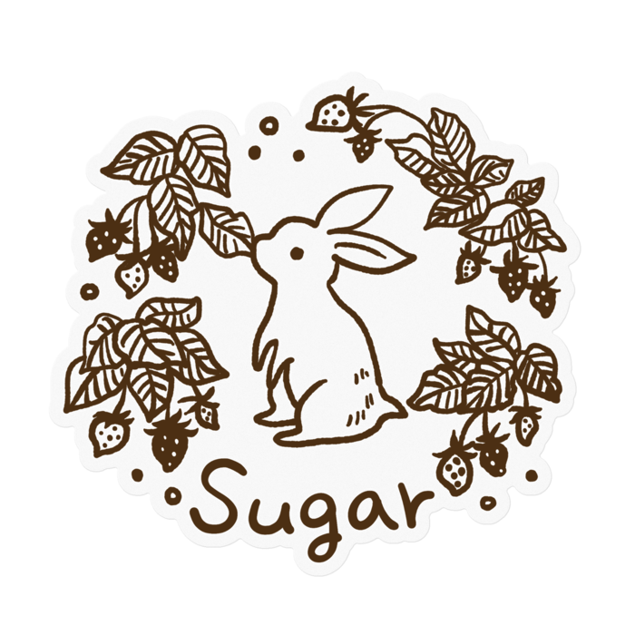 ステッカー - 100 x 100 (mm)