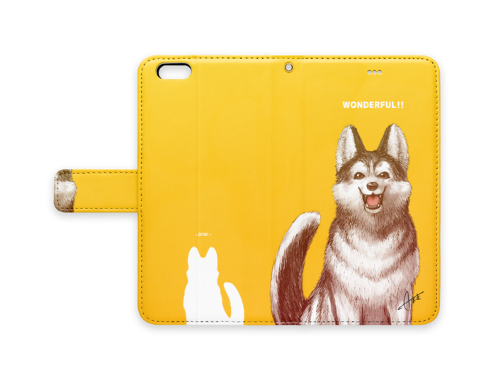 手帳型iPhoneケース - iPhone 6 Plus / 6s Plus - ストラップ穴 あり