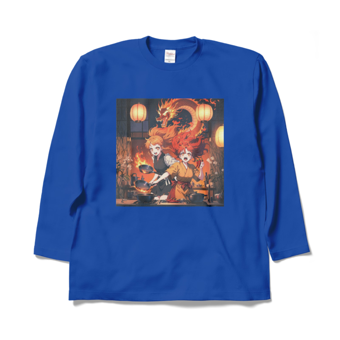 ロングスリーブTシャツ - XL - ロイヤルブルー