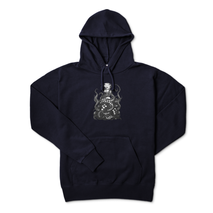 パーカー - L - ネイビー