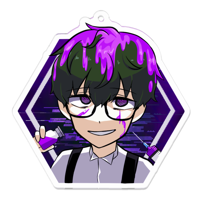 アクリルキーホルダー - 70 x 70 (mm)