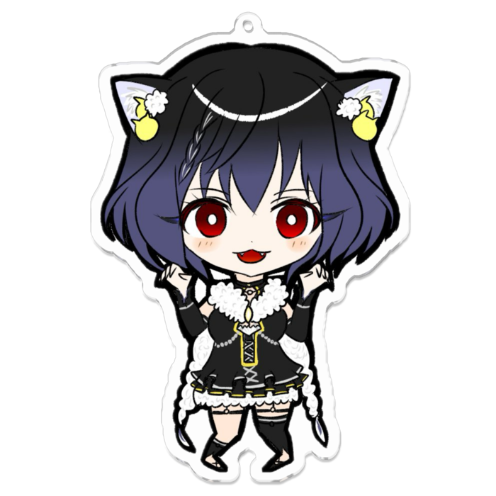 アクリルキーホルダー（コーティング） - 100 x 100 (mm)