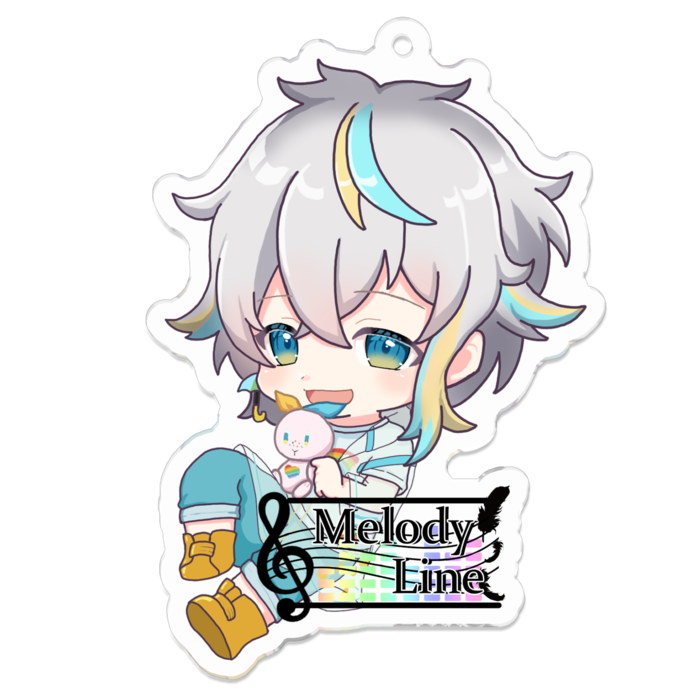 アクリルキーホルダー - 70 x 70 (mm)