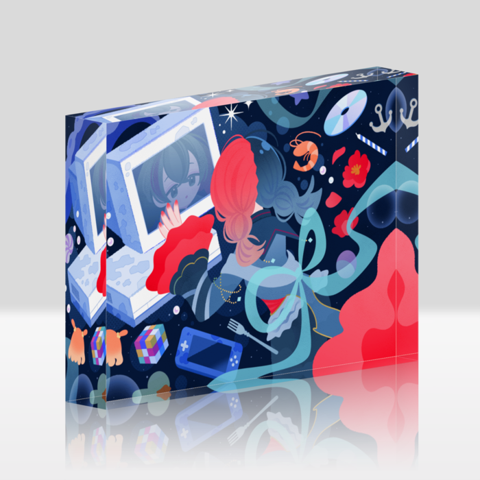 アクリルブロック - 148x100mm