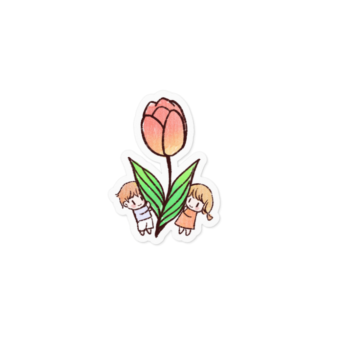 ステッカー - 100 x 100 (mm)