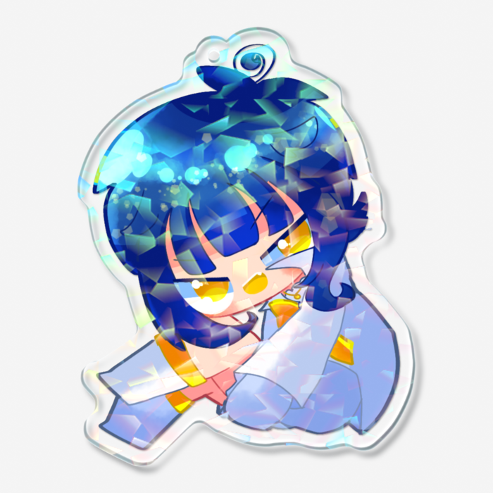 ホログラムアクリルキーホルダー - 70 × 70mm