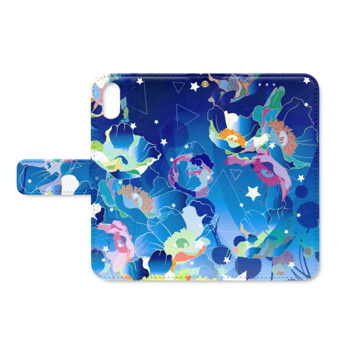 手帳型iPhoneケース - iPhone XS / X - ストラップ穴 あり