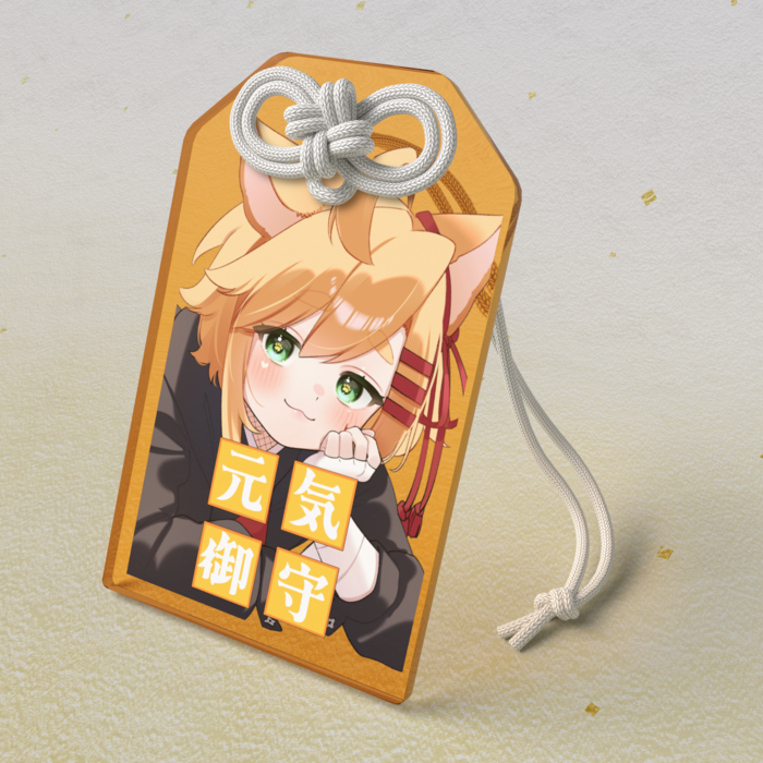 アクリルお守り - 50 × 80mm