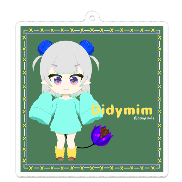 アクリルキーホルダー - 70 x 70 (mm)