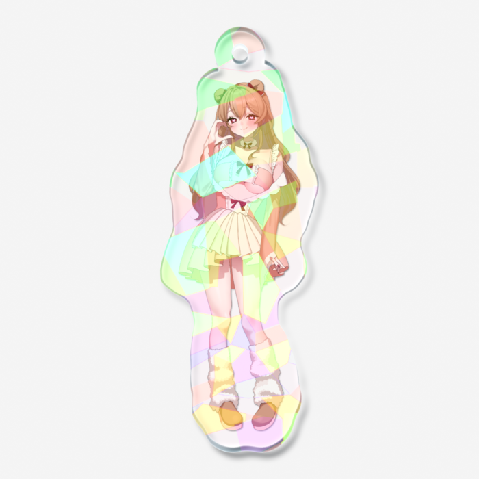 ホログラムアクリルキーホルダー - H50mm