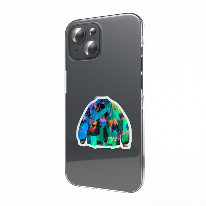 ホログラムスマホステッカーC