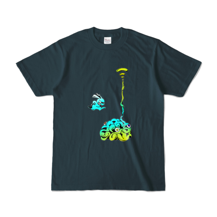カラーTシャツ - S - デニム (濃色)(6)