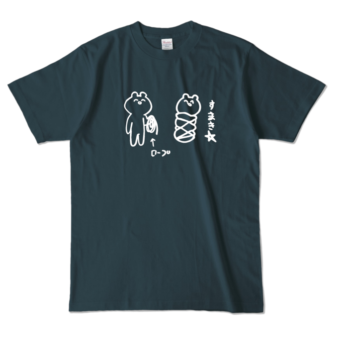 カラーTシャツ - L - デニム (濃色)